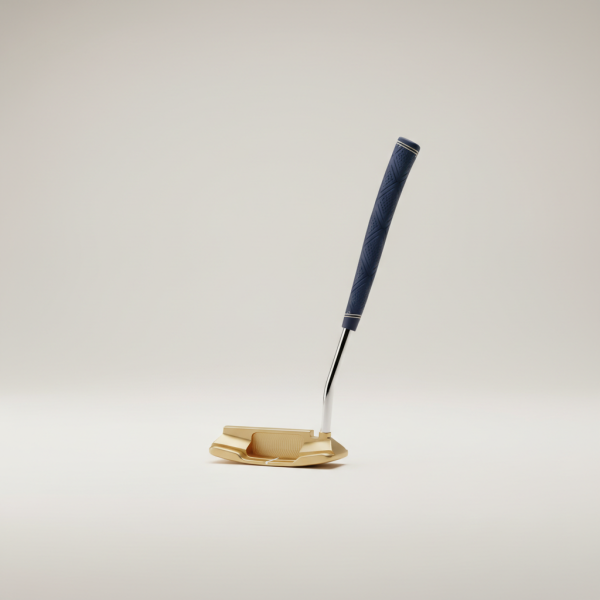 Gold Ripple Tour Putter with Custom Grips